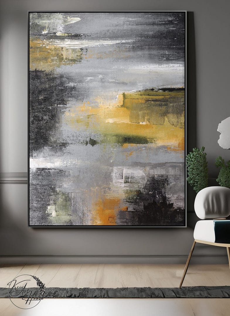 abstract painting acrylic