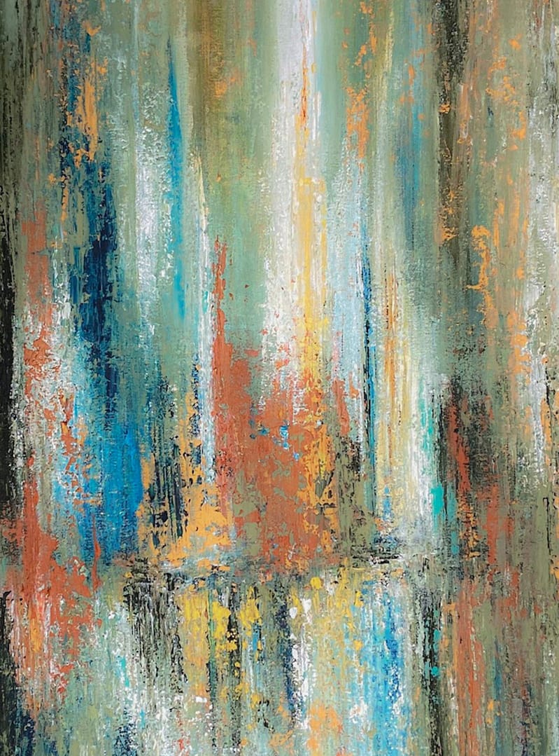 abstract oil painting