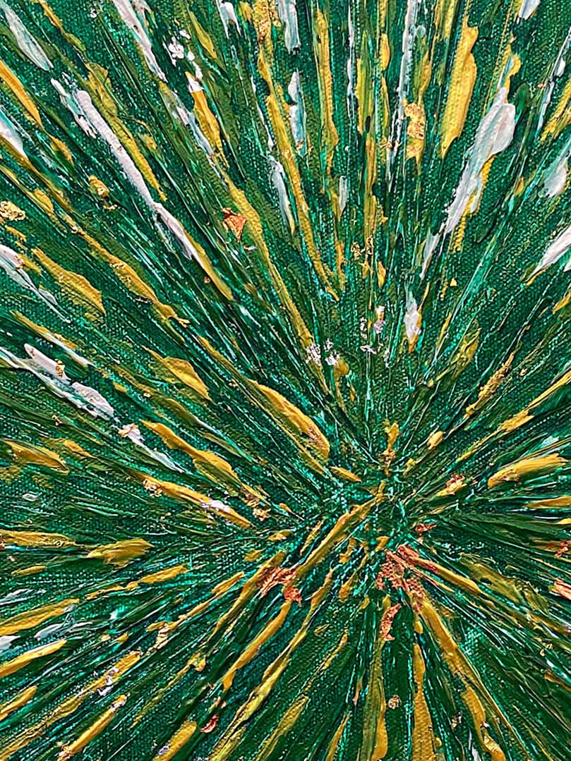 abstract green artwork