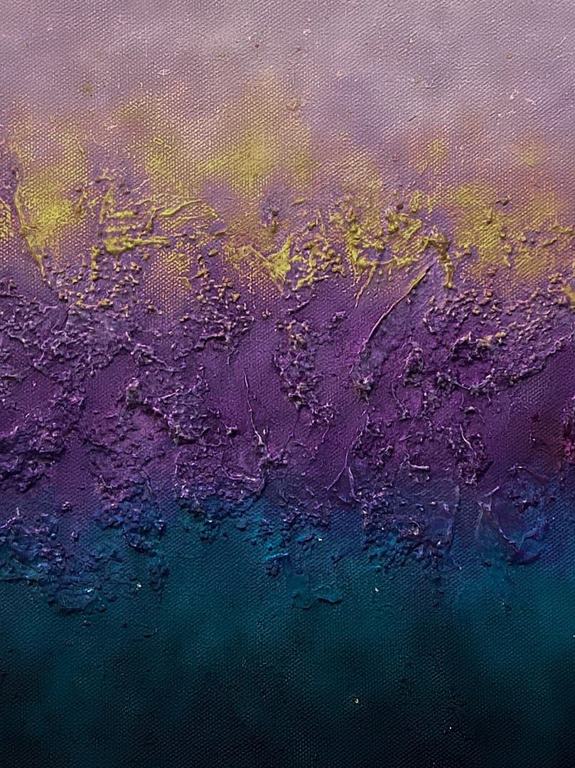 Painting abstract canvas