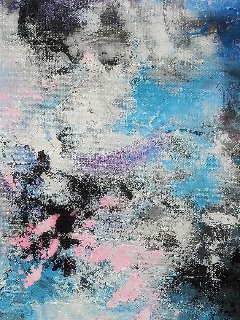 abstract textured painting