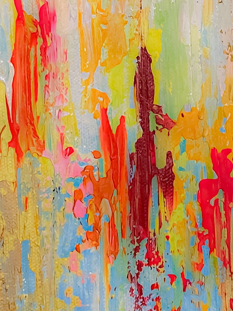 canvas abstract painting