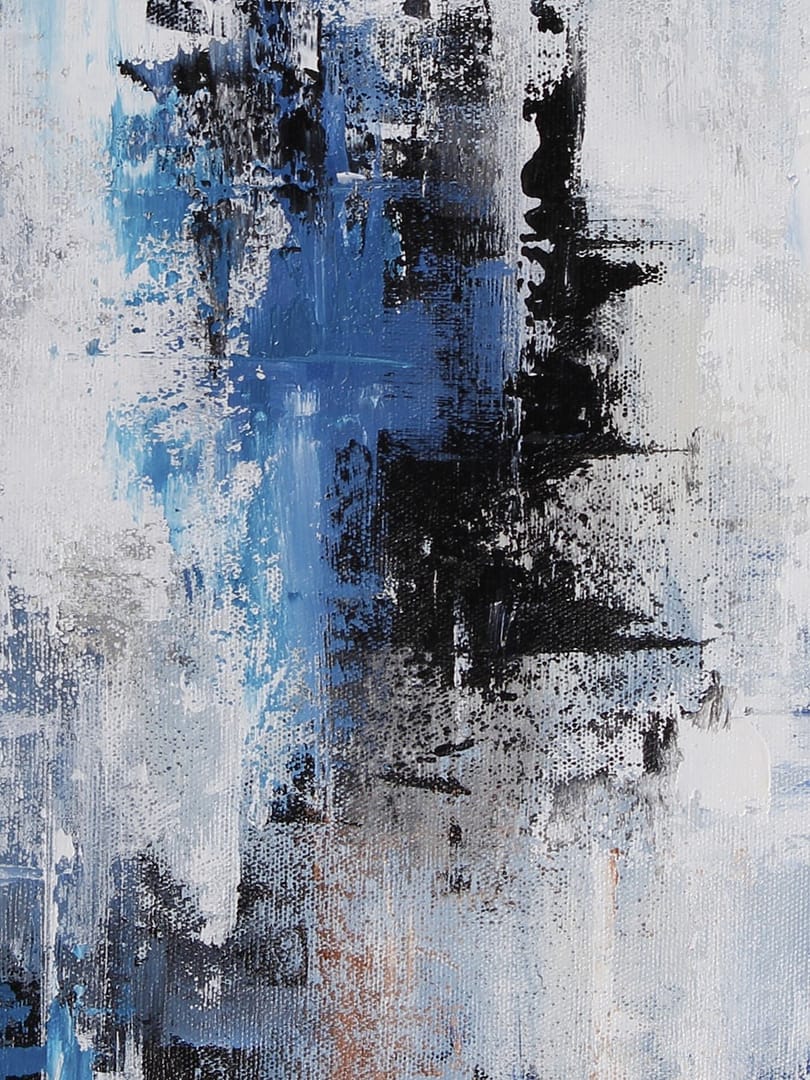 abstract painting in canvas