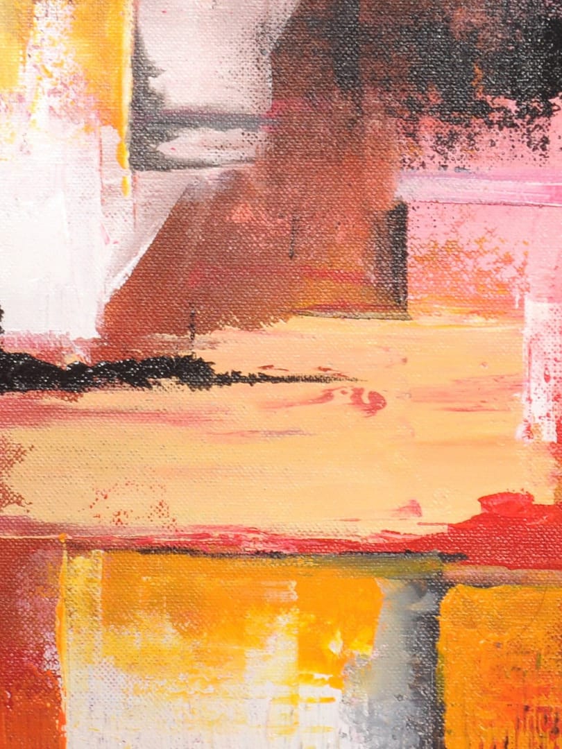 acrylic on canvas painting