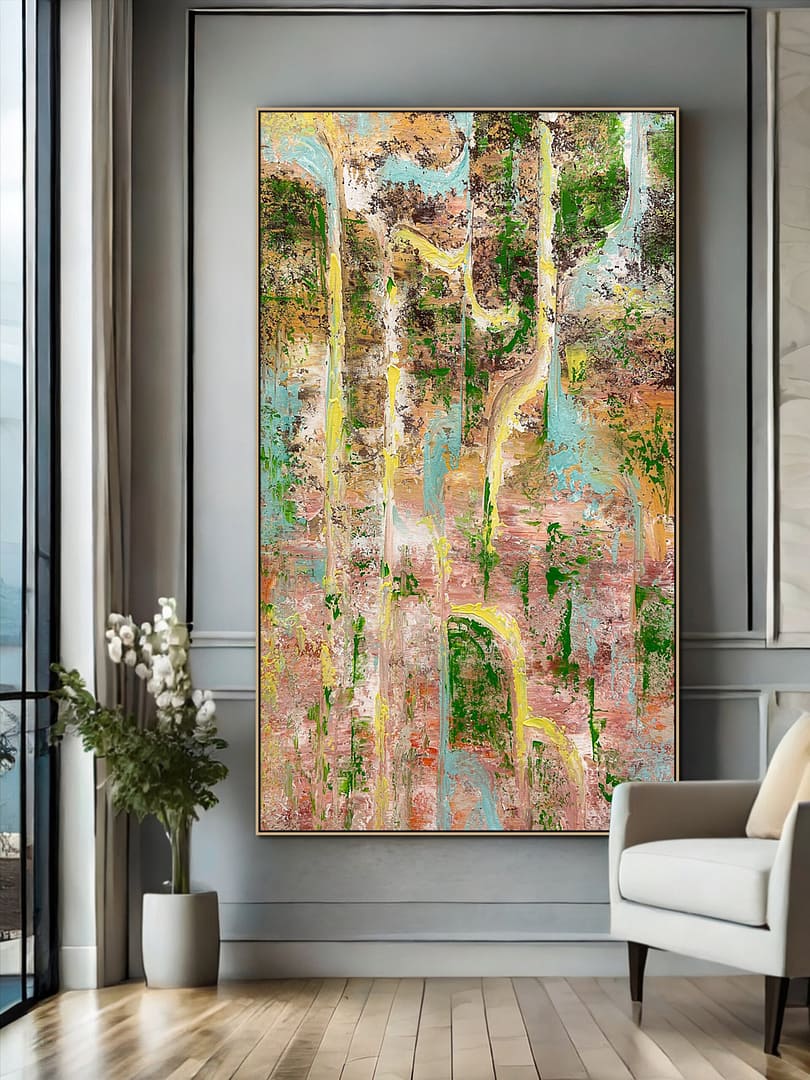 abstract large painting
