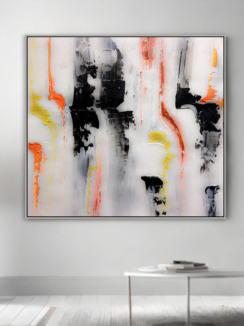 big abstract painting