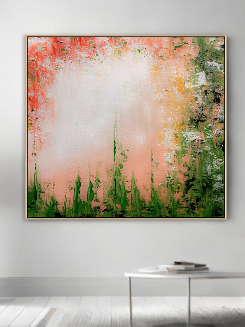 abstract canvas art painting