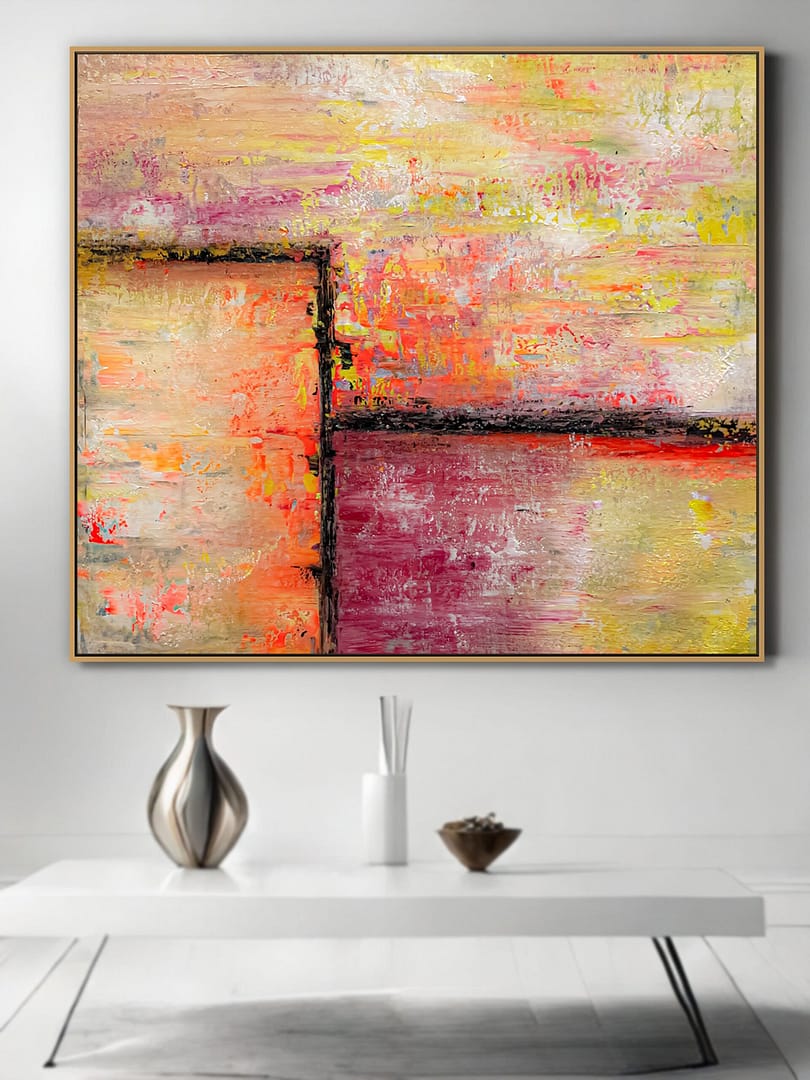 modern geometric art painting
