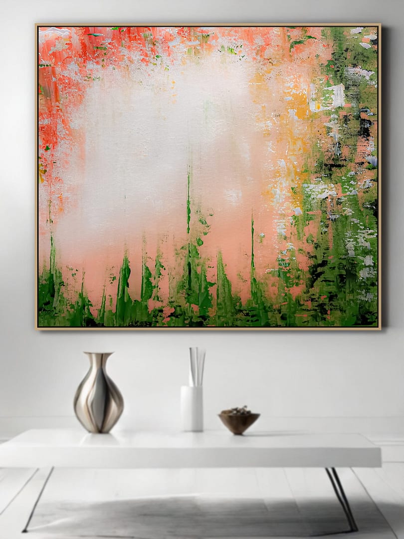 extra large textured art