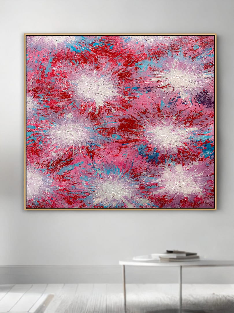 abstract canvas painting