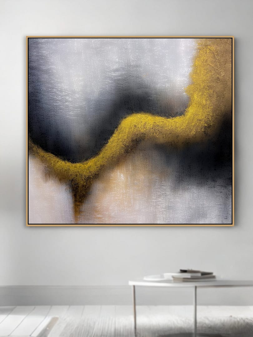 abstract handmade painting