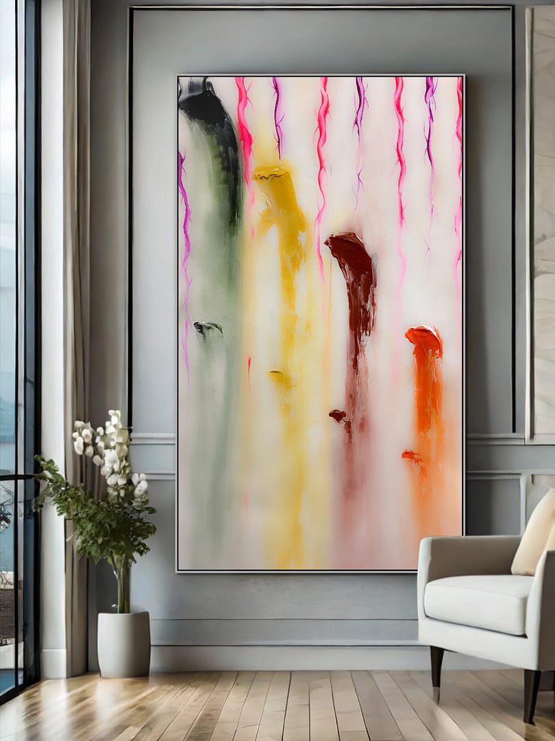 abstract oversized wall art