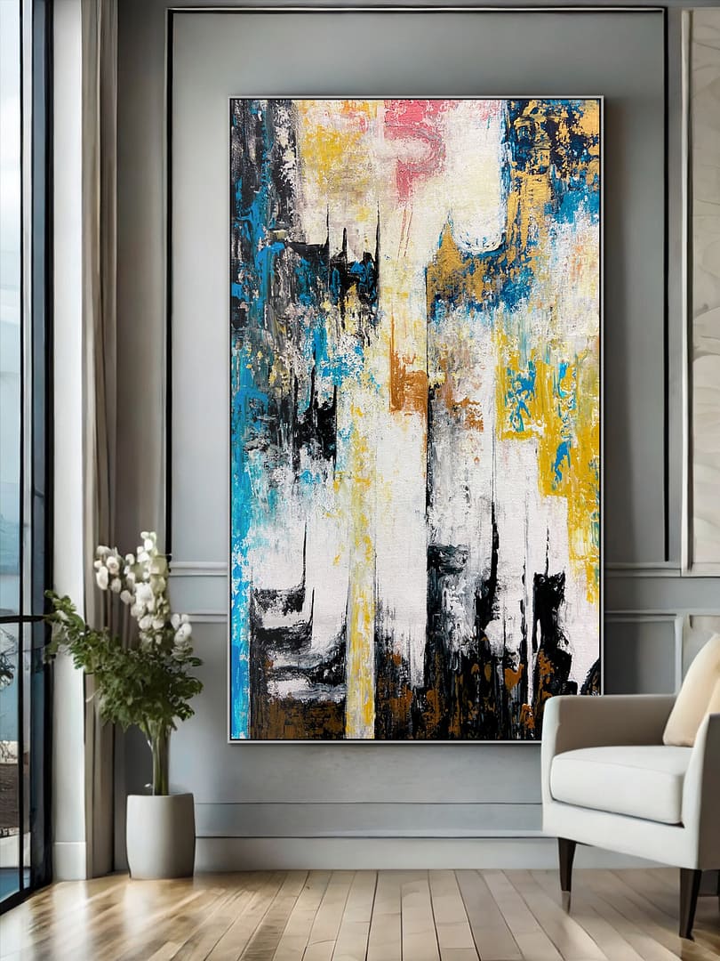 abstract modern art painting