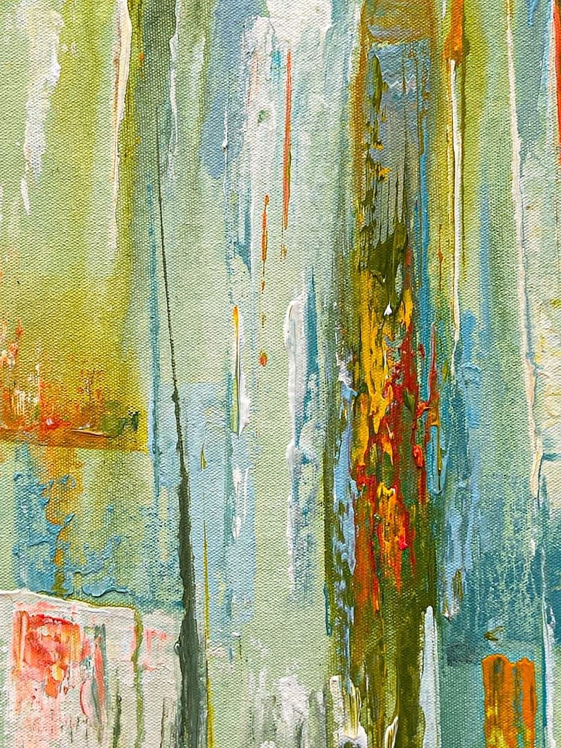 abstract geometric canvas