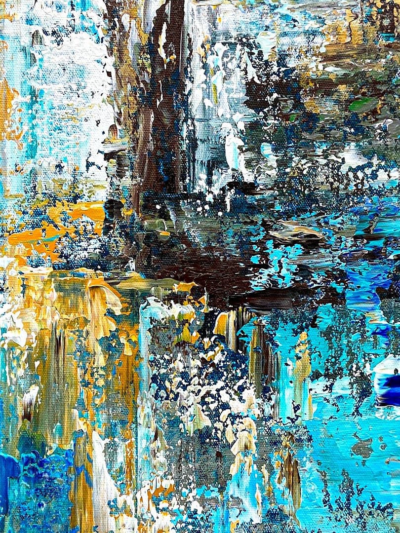 abstract oversize wall art
