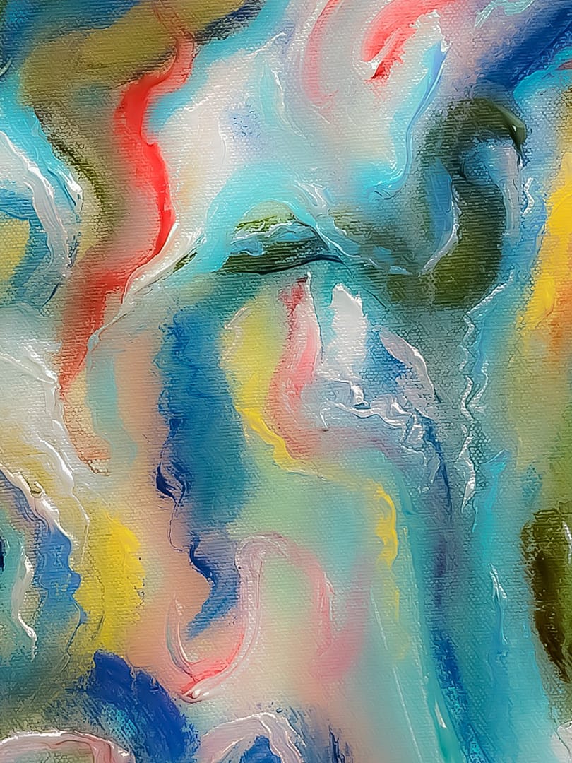 modern colorful wall art