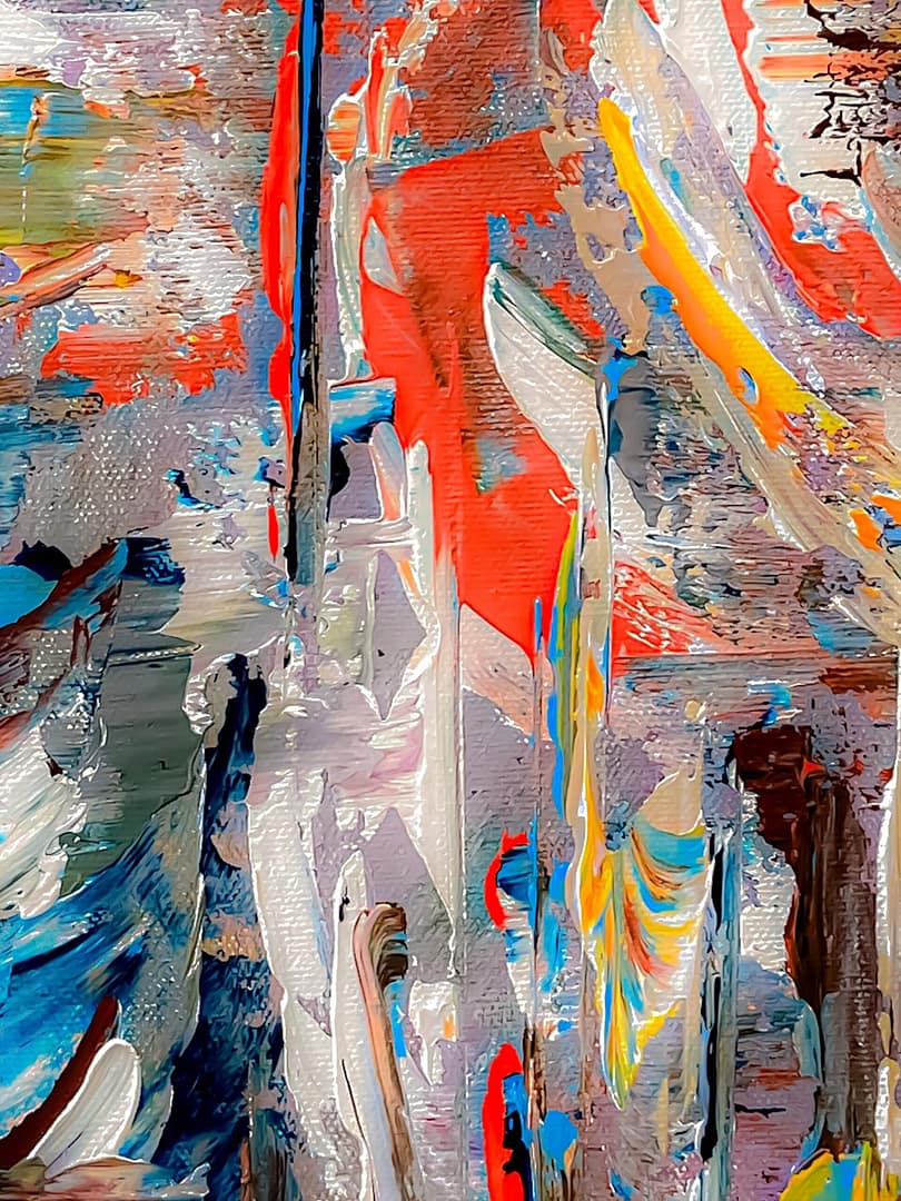 canvas abstract painting