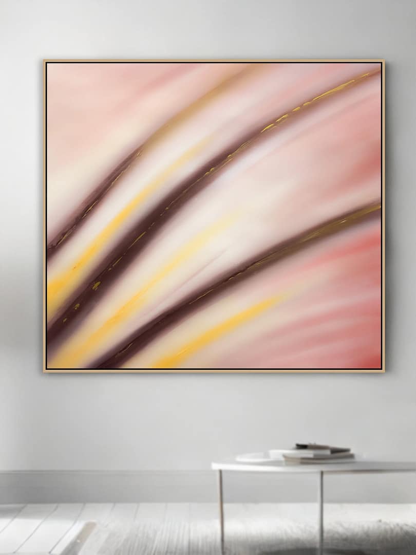 abstract handmade painting
