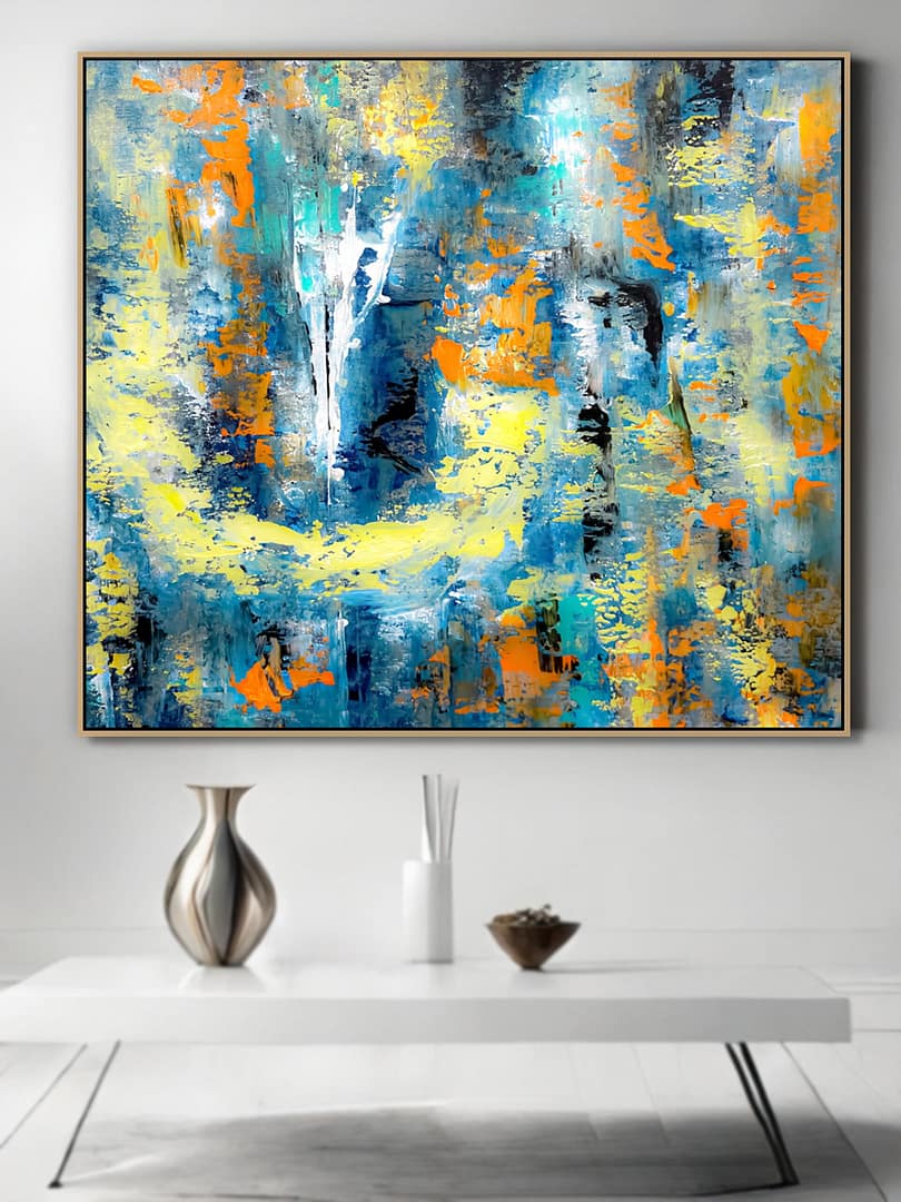 acrylic art on canvas