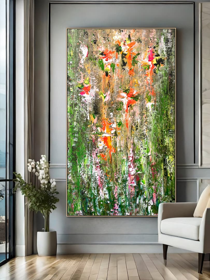 Painting abstract colorful