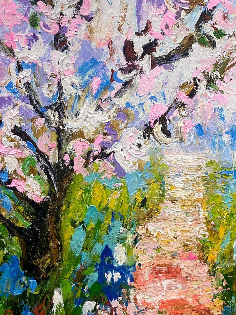 abstract oil painting