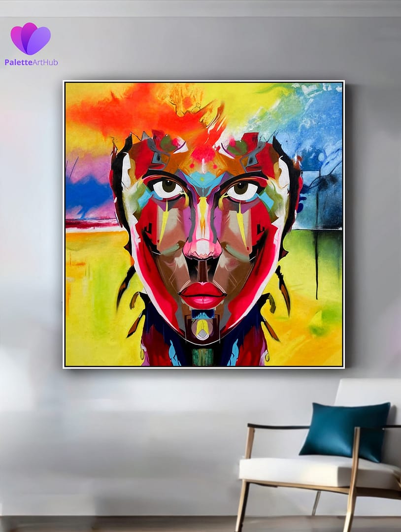 canvas abstract painting