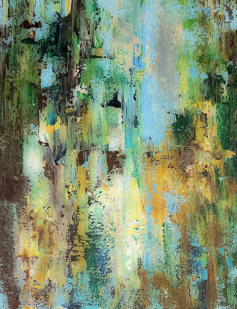 horizontal painting