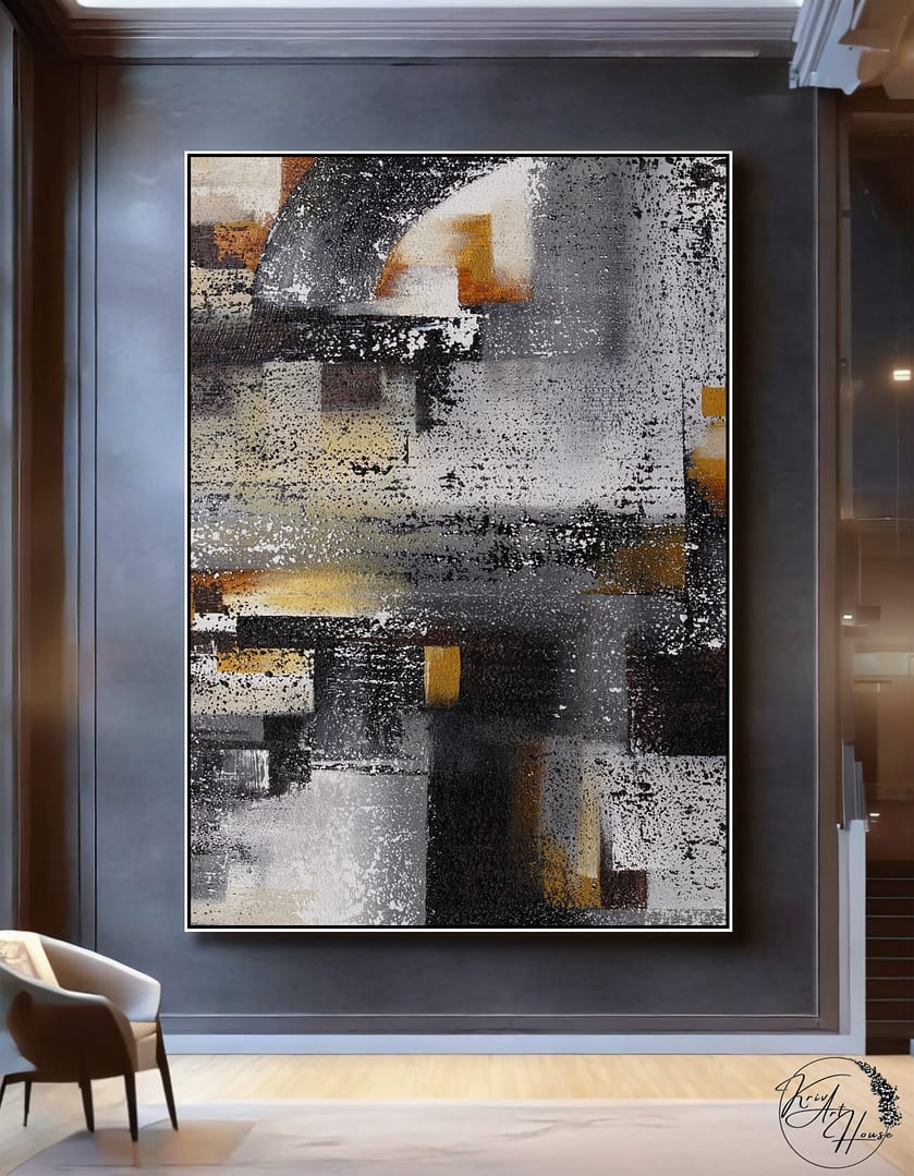 abstract textured painting