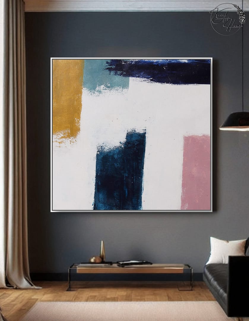 minimalist wall art painting