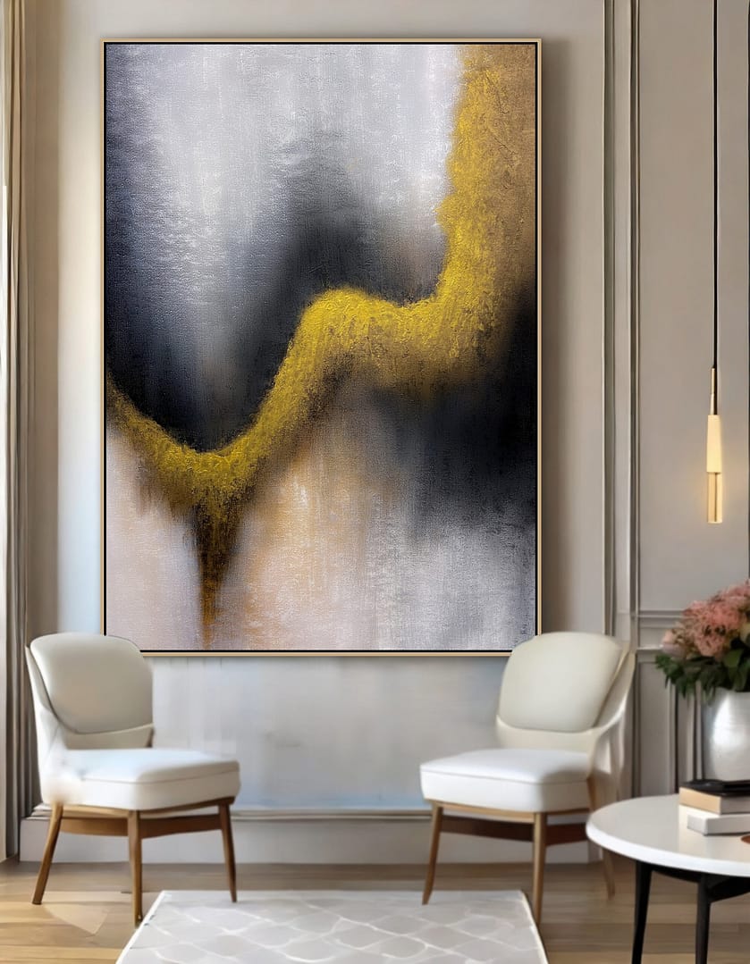 abstract textured painting