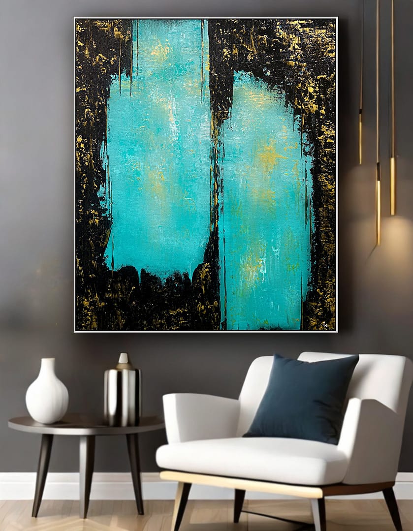abstract art on canvas