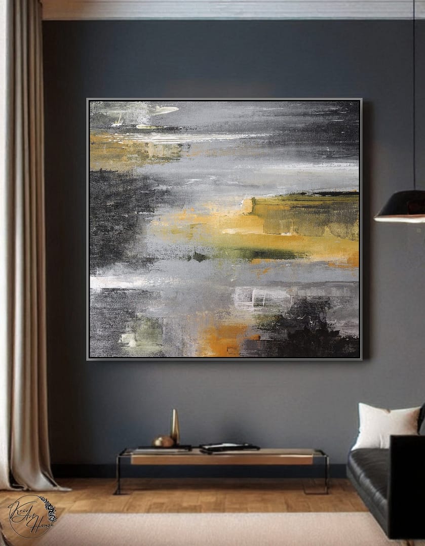 Painting abstract acrylic