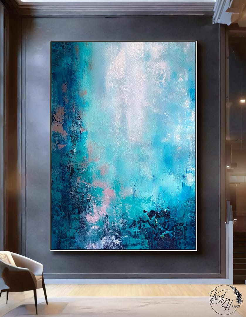 oversized abstract painting