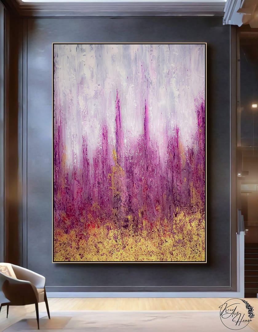 Painting abstract neutral