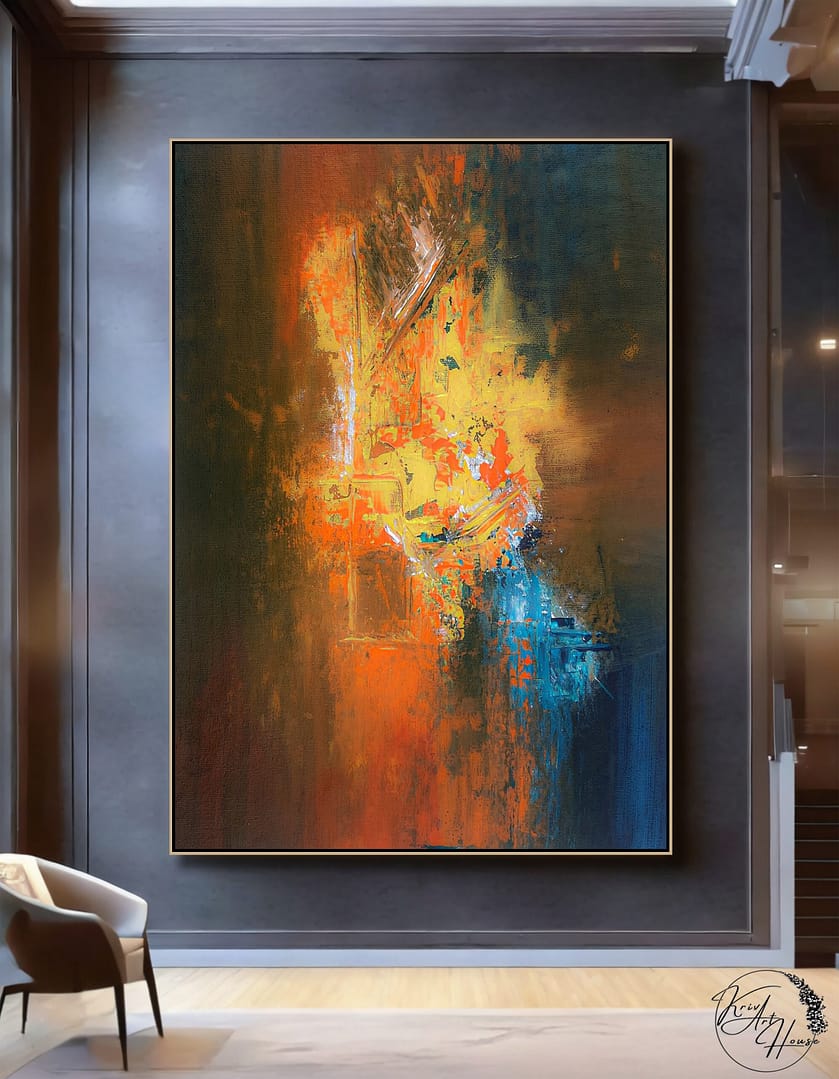 abstract painting oversized wall art