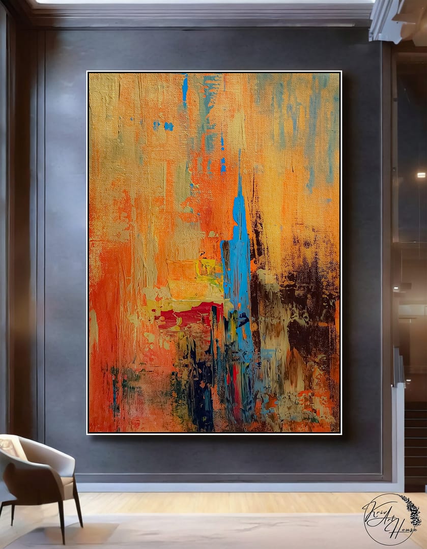 abstract painting acrylic