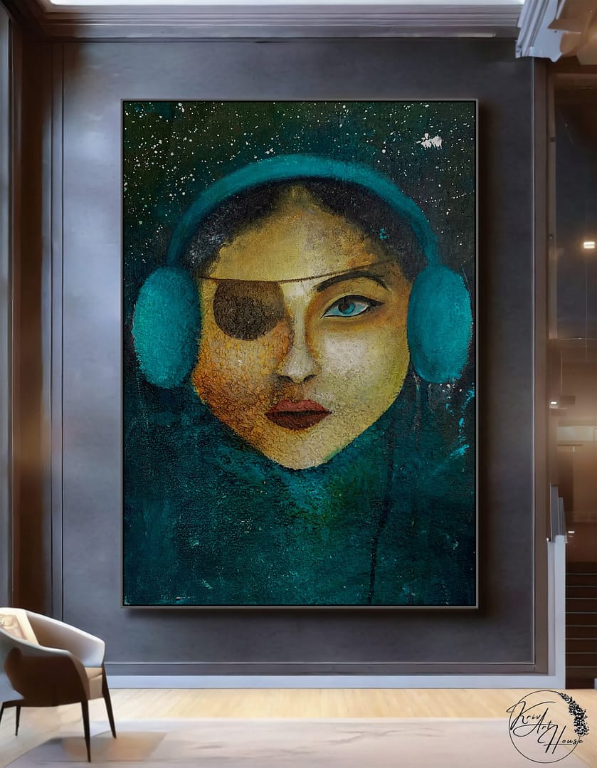canvas abstract painting