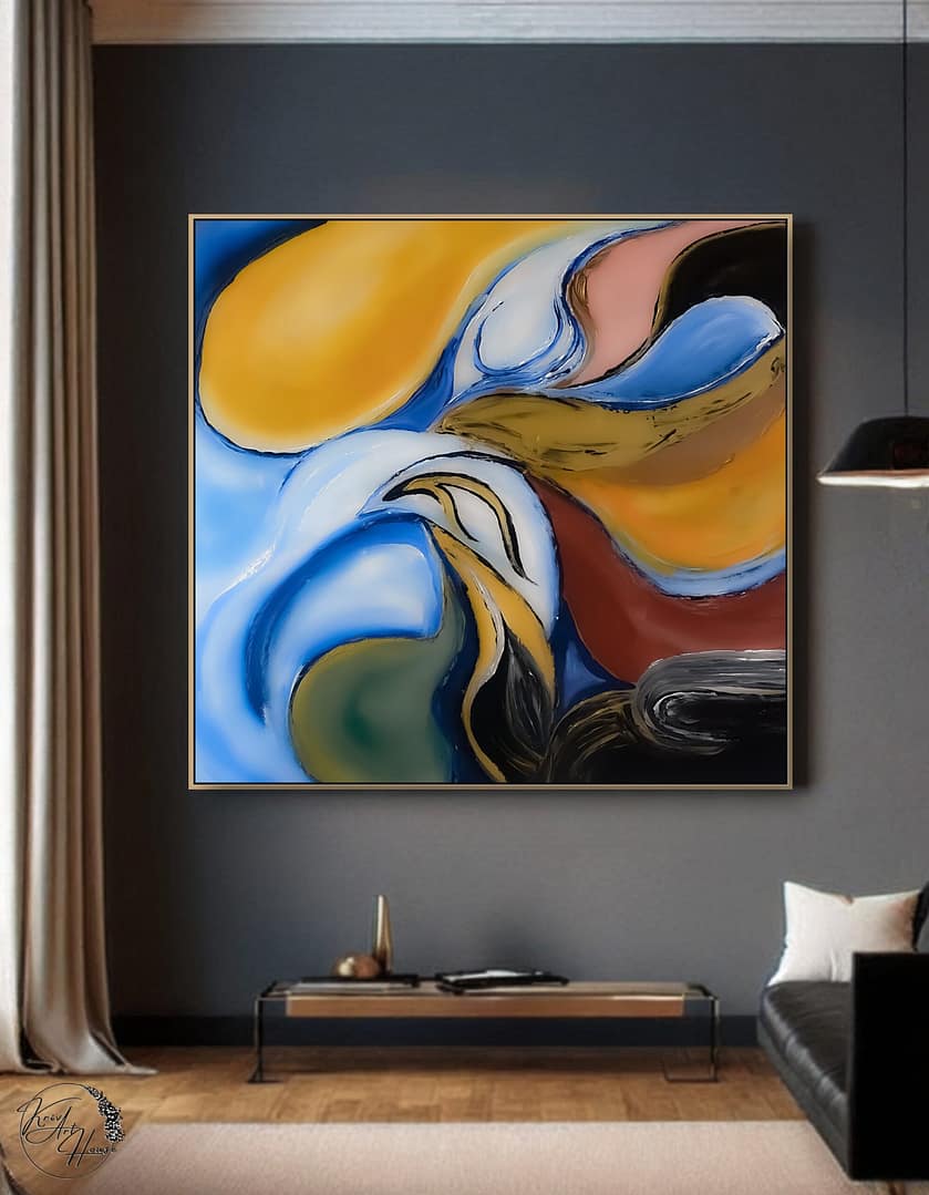 abstract painting large