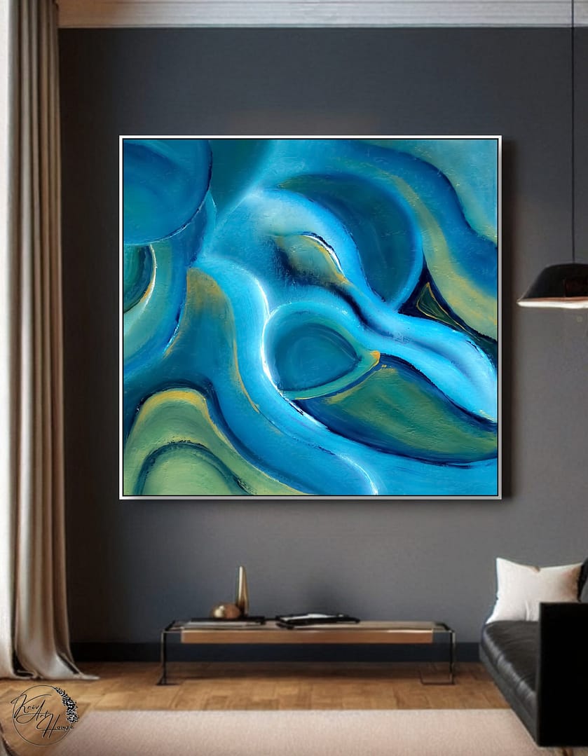 Painting acrylic abstract