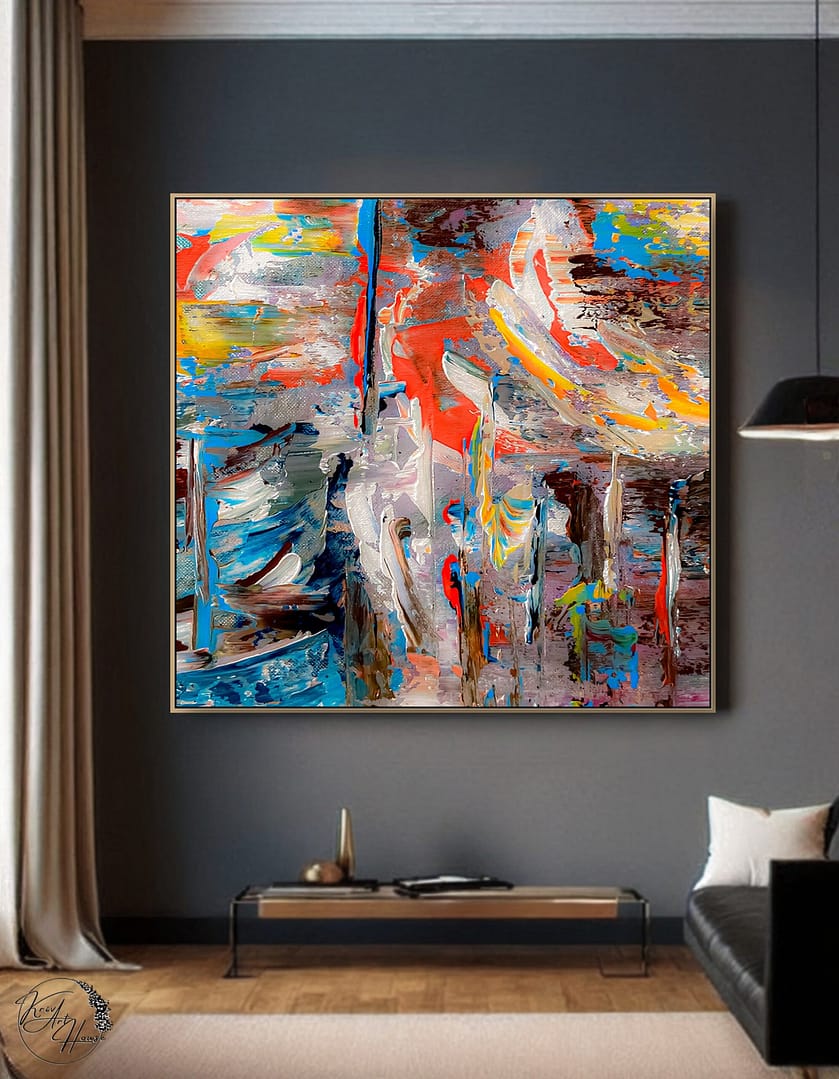 colorful abstract painting