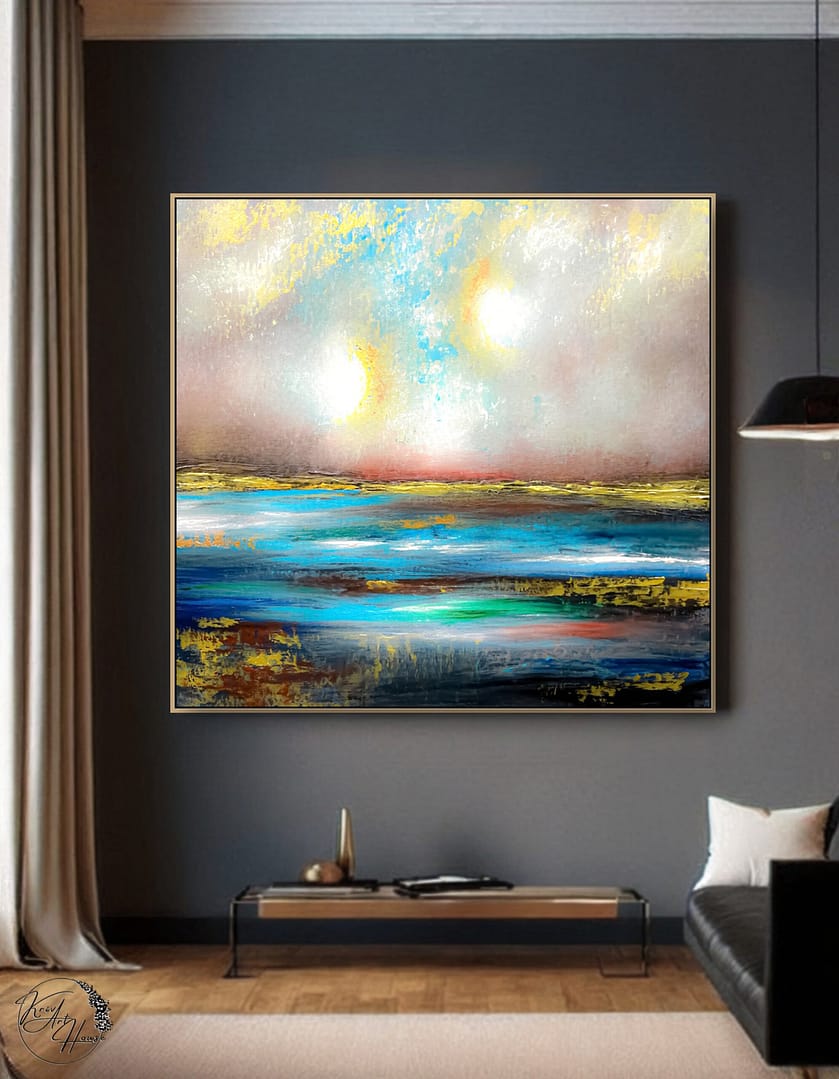 textured abstract painting