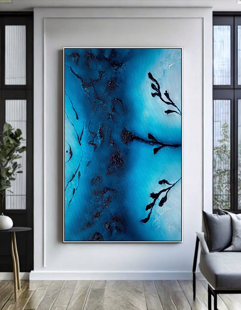 sea abstract painting