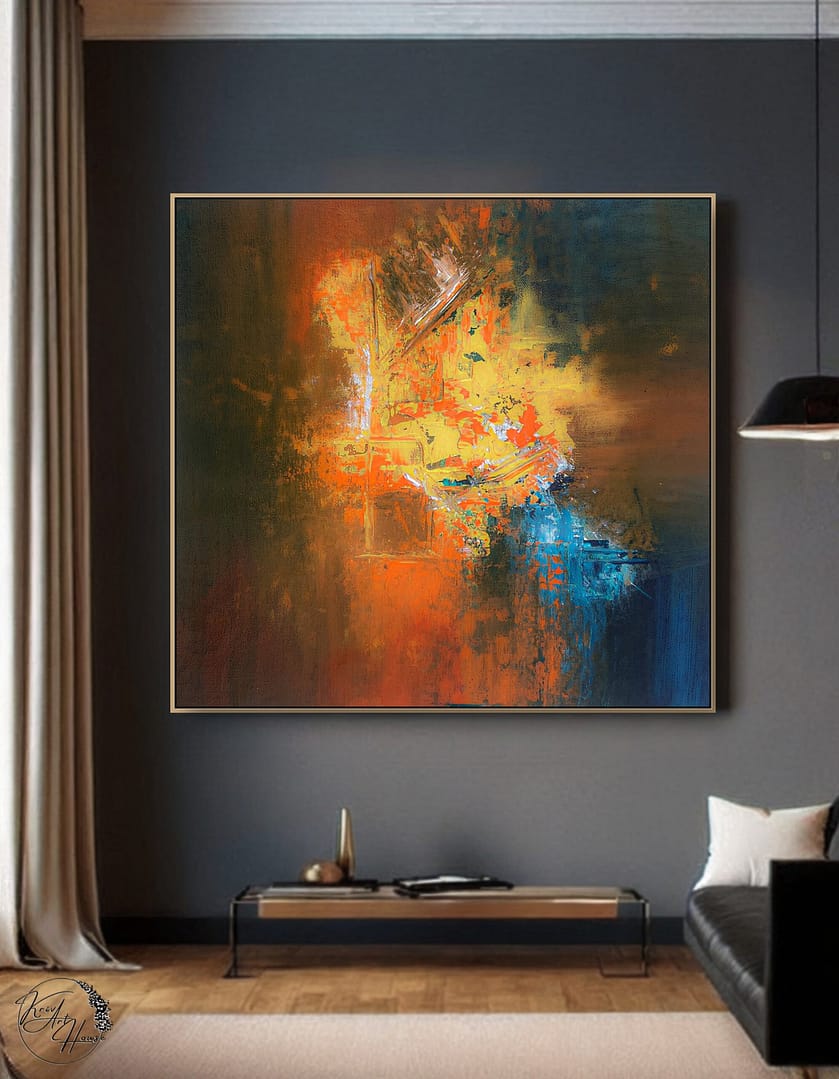 abstract art canvas