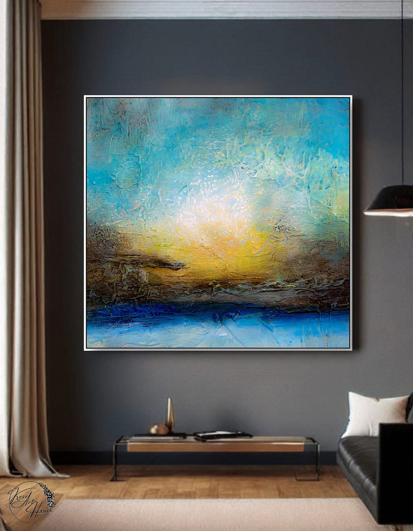 abstract painting hand made