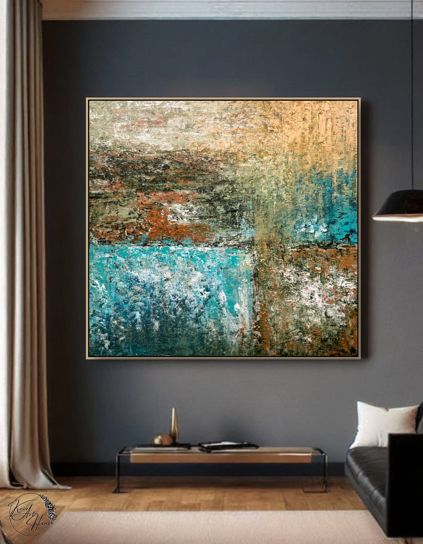abstract painting acrylic