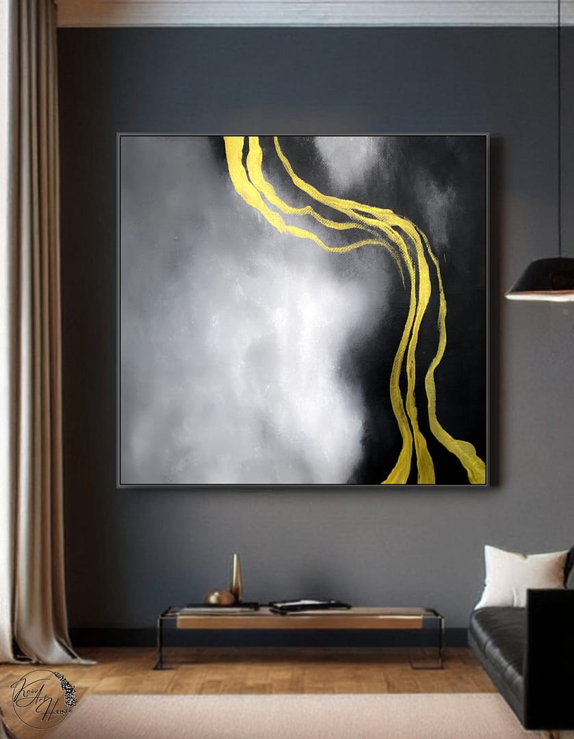 oil painting on canvas