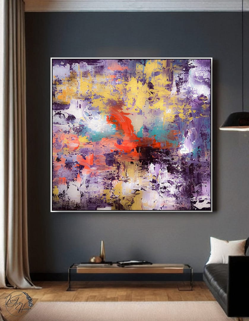 Painting abstract colorful