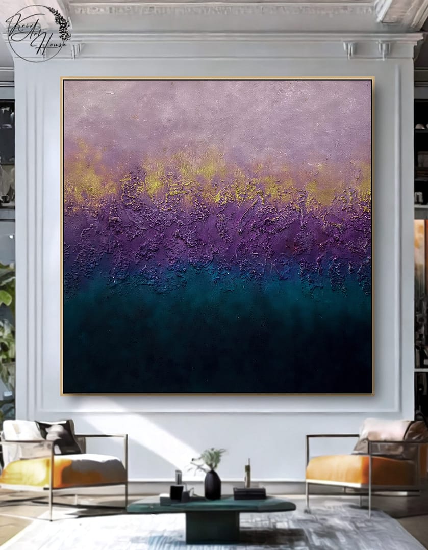 Painting abstract acrylic