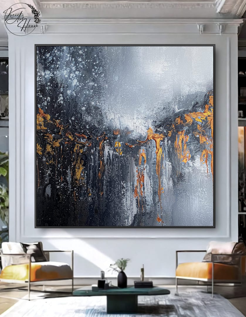 abstract decor wall painting