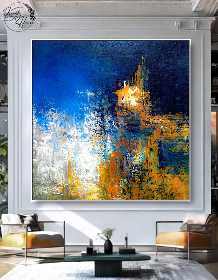 large painting on canvas